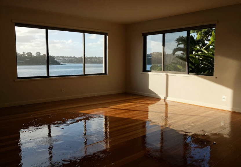 Musty odour in a Peakhurst Heights living room before treatment